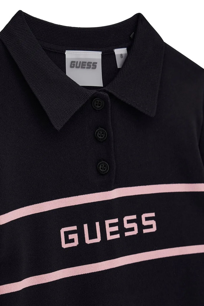 Guess sukienka z wiskozą czarny J6YK23.Z1179.9BY2
