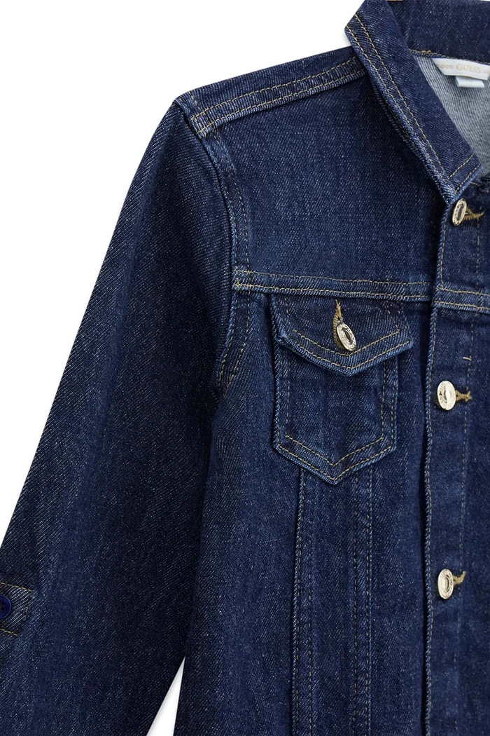 Dziewczynka Guess Sukienka jeansowa J6YK16.D1161.9BY2 niebieski
