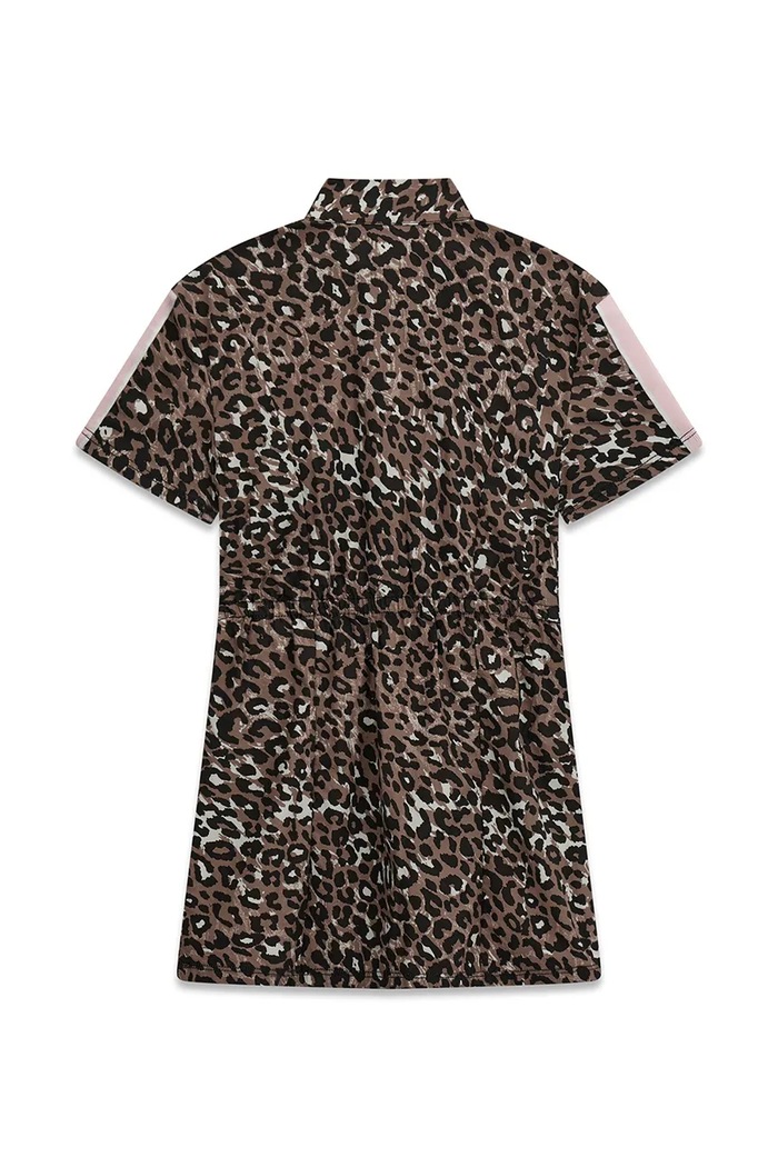 Dziewczynka Guess sukienka letnia bawełniana J6YK15.W3048.9BY2 brązowy