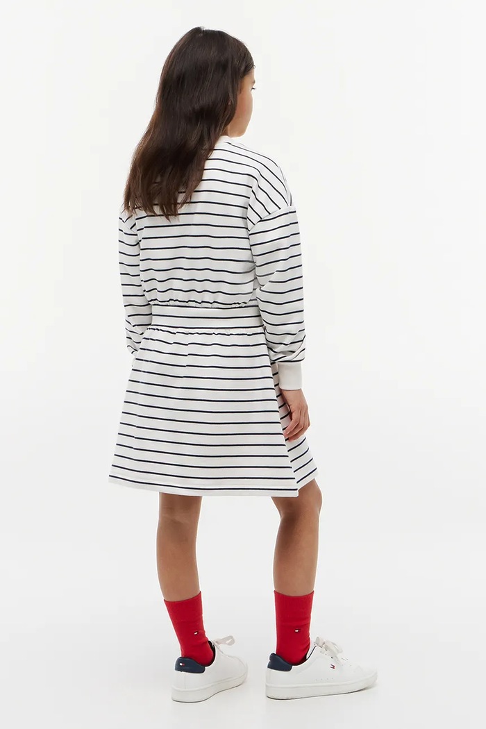 Tommy Hilfiger sukienka z bawełną KG0KG09397.9BY2 biały AW26