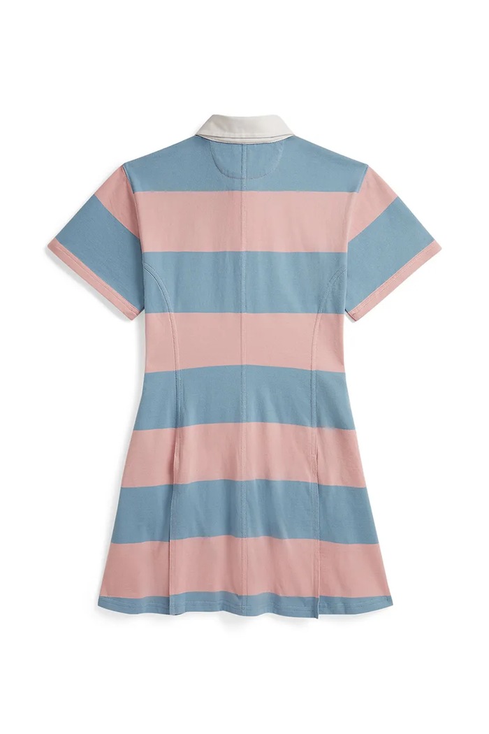 Polo Ralph Lauren šaty s rozšíreným strihom bavlnené 313B19950001 ružová AW26