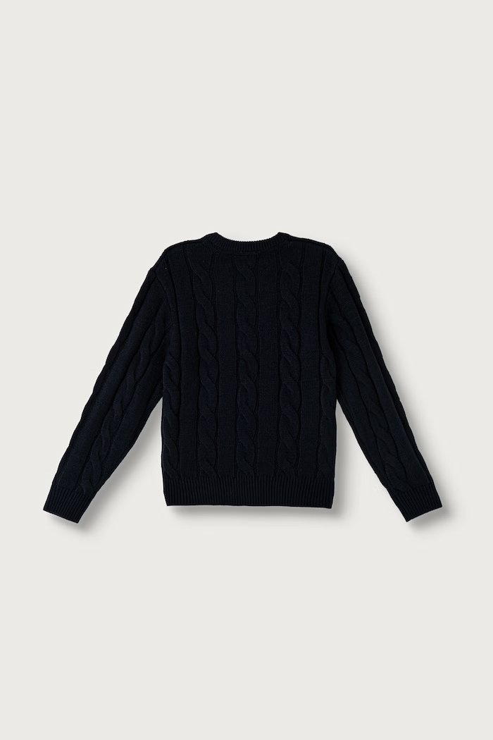 U.S. Polo Assn. Sweter dziecięcy USP4455 granatowy AW26