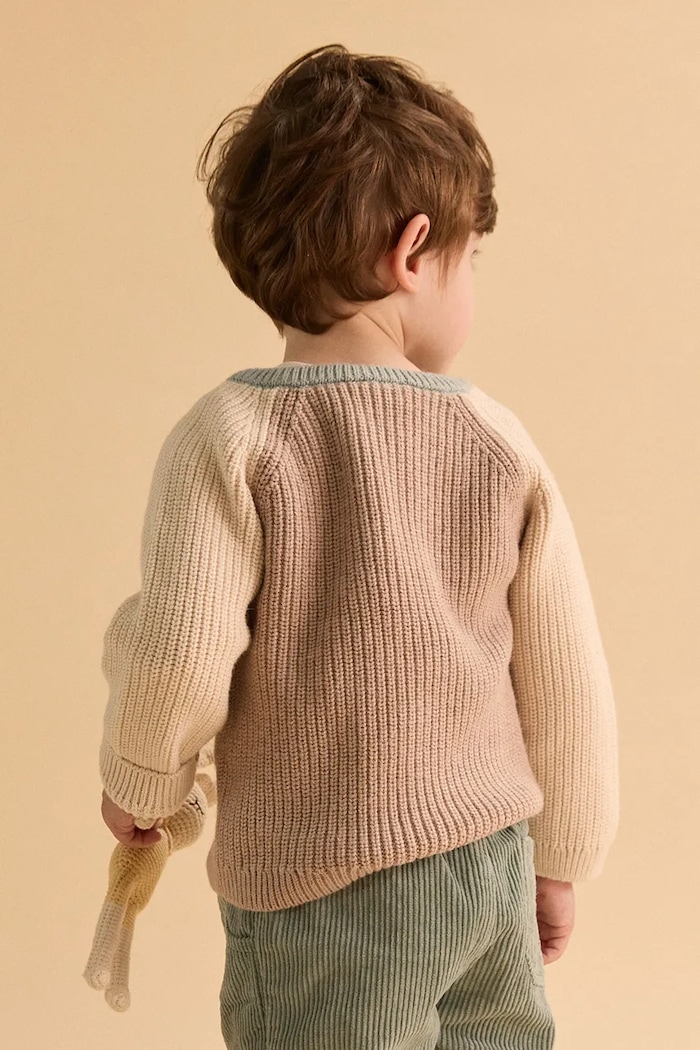 Sergent Major Sweter dziecięcy z bawełną 26H1BG61PUL beżowy AW26