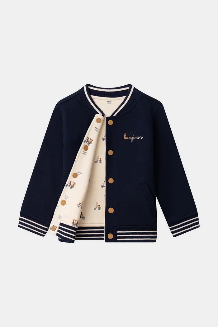 Bluza dwustronna dziecięca bawełniana Sergent Major 26H1BG51CAR beżowy
