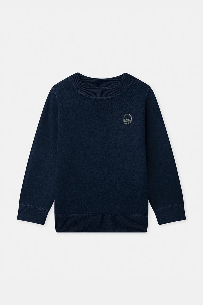 Sergent Major Sweter dziecięcy z bawełną 26H3PG41PUL.128.146 granatowy AW26