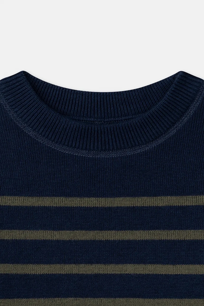 Sweter dziecięcy z bawełną Sergent Major granatowy 26H3PG41PUL.110.122