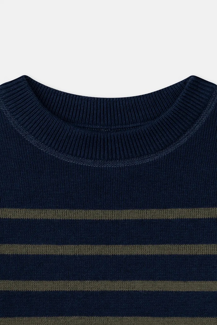 Sweter dziecięcy z bawełną Sergent Major granatowy 26H3PG41PUL.98.104