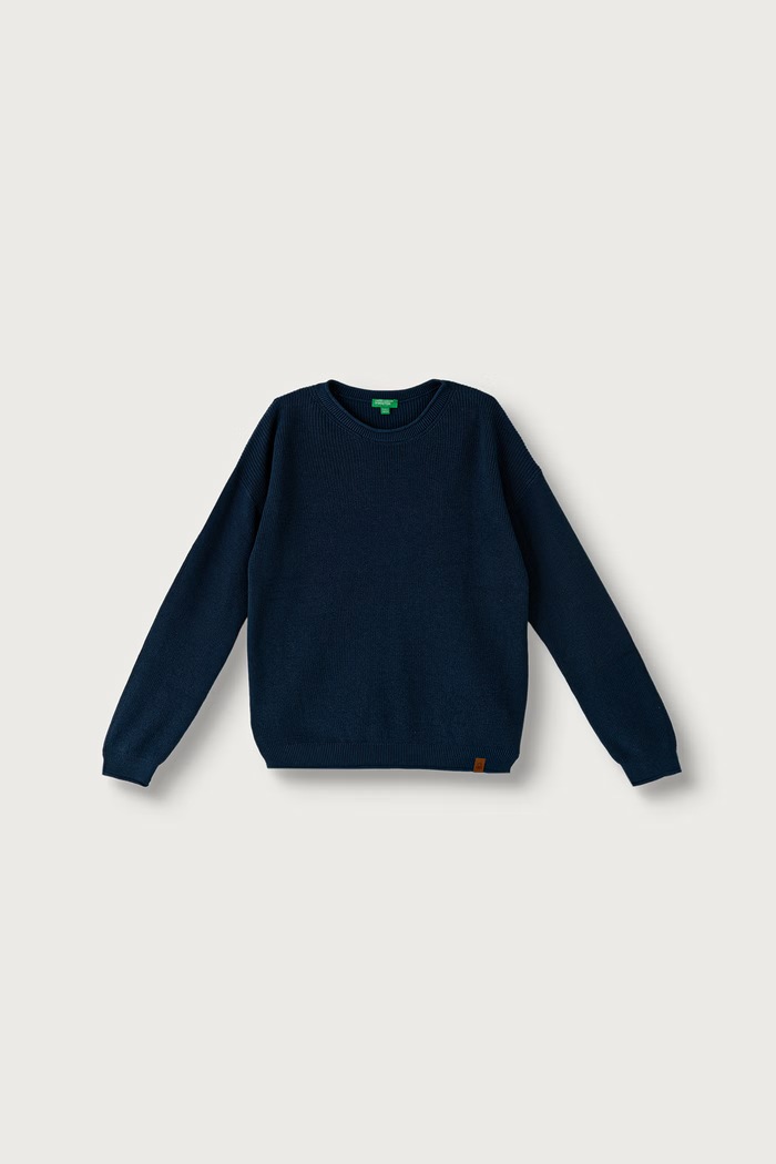United Colors of Benetton Pulover za djecu od pamuka mornarsko plava 1ZOJC10AD.G.Seasonal