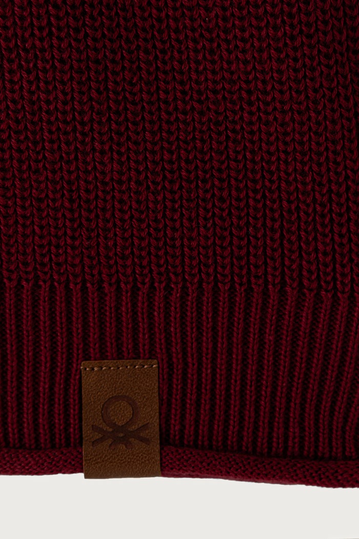 Dječaci United Colors of Benetton Pulover za djecu od pamuka 1ZOJC10AD.G.Seasonal bordo