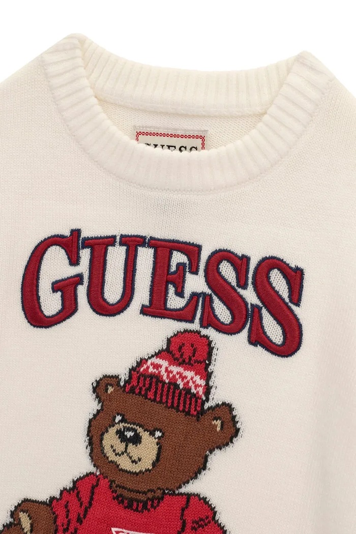 Chłopiec Guess Sweter dziecięcy N6BR03.Z1393.9BY2 biały