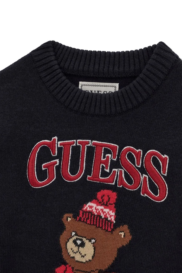 Chłopiec Guess Sweter dziecięcy N6BR03.Z1393.9BY2 granatowy