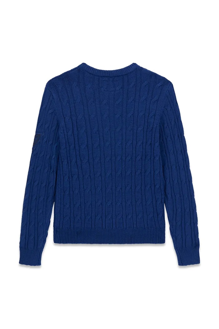 Guess Sweter dziecięcy bawełniany L6BR10.Z1589.9BY2 niebieski AW26