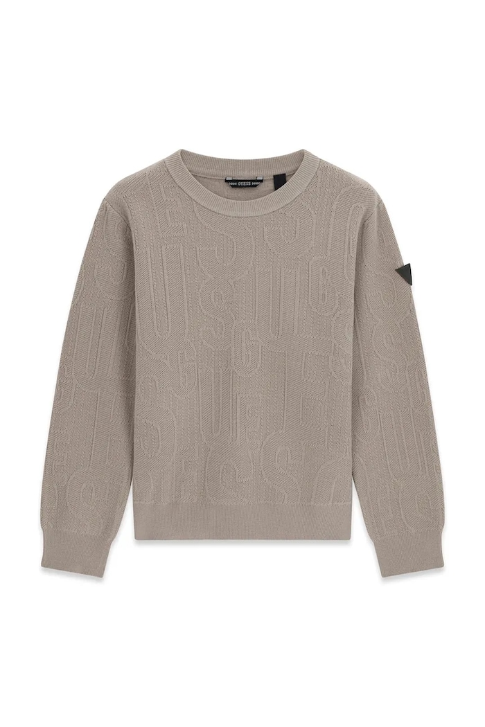 Guess Sweter dziecięcy z wiskozy szary L6BR04.Z1590.9BY2