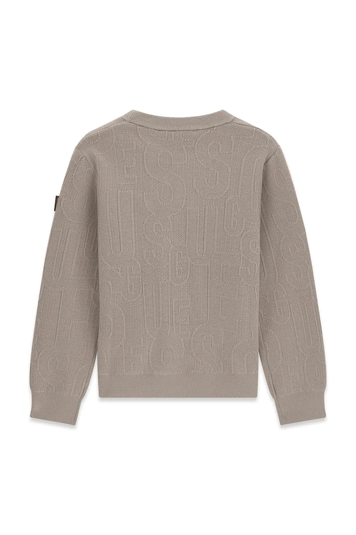 Guess Sweter dziecięcy z wiskozy L6BR04.Z1590.9BY2 szary AW26