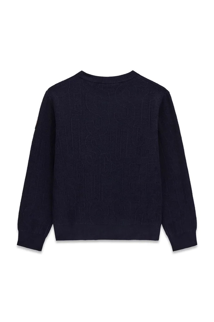 Guess Sweter dziecięcy z wiskozą L6BR04.Z1590.9BY2 granatowy AW26