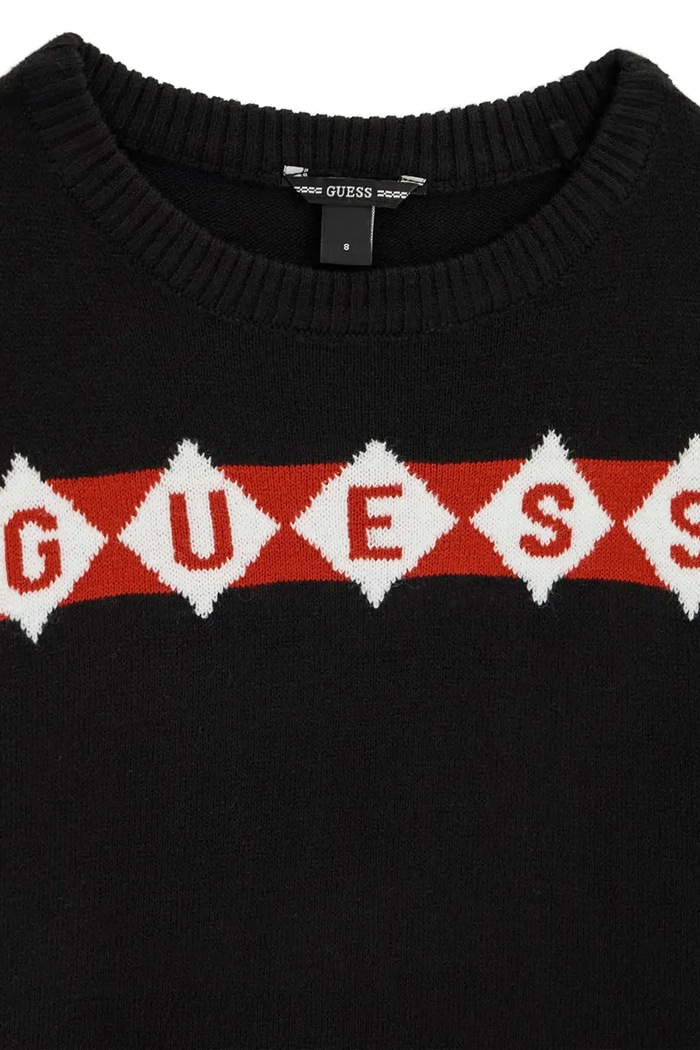 Chłopiec Guess Sweter dziecięcy L6BR02.Z1493.9BY2 czarny