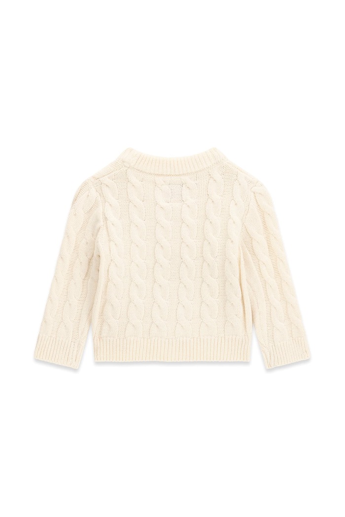 Guess Kardigan dziecięcy z dodatkiem wełny I6BR01.Z1653.9BY2 beżowy AW26
