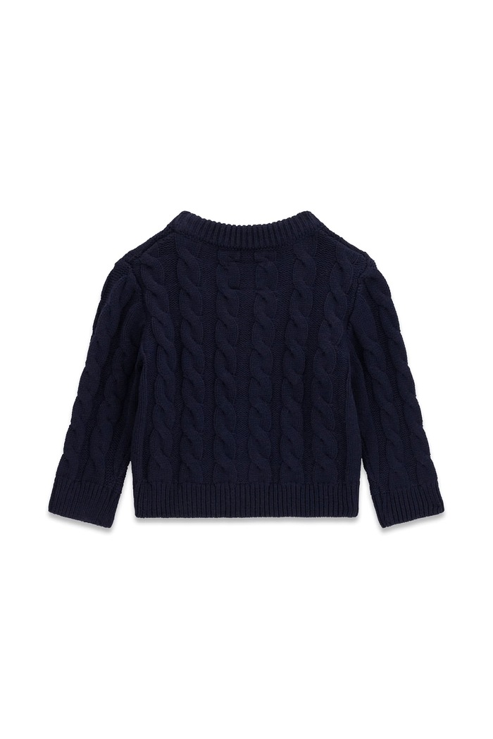 Guess Kardigan dziecięcy z dodatkiem wełny I6BR01.Z1653.9BY2 granatowy AW26
