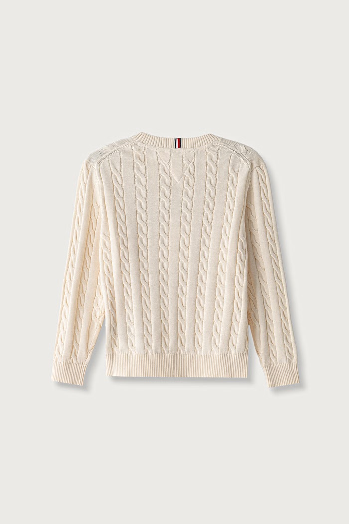 Tommy Hilfiger Svetr dětský bavlněný KB0KB09753.128.176.9BY2 béžová AW26