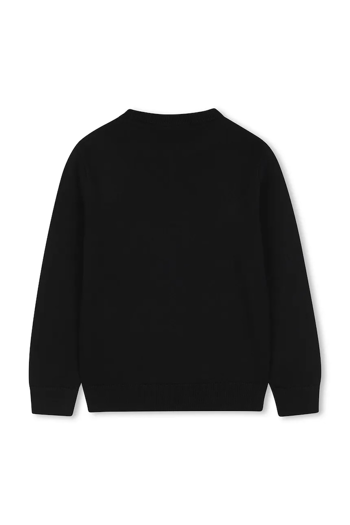 BOSS Pulover otroški bombažen J53388.162.174 črna AW26