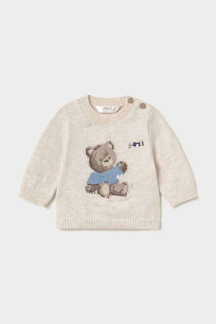 Mayoral Newborn светр для немовлят з додаванням вовни бежевий 2369.1N.Newborn.9BY2