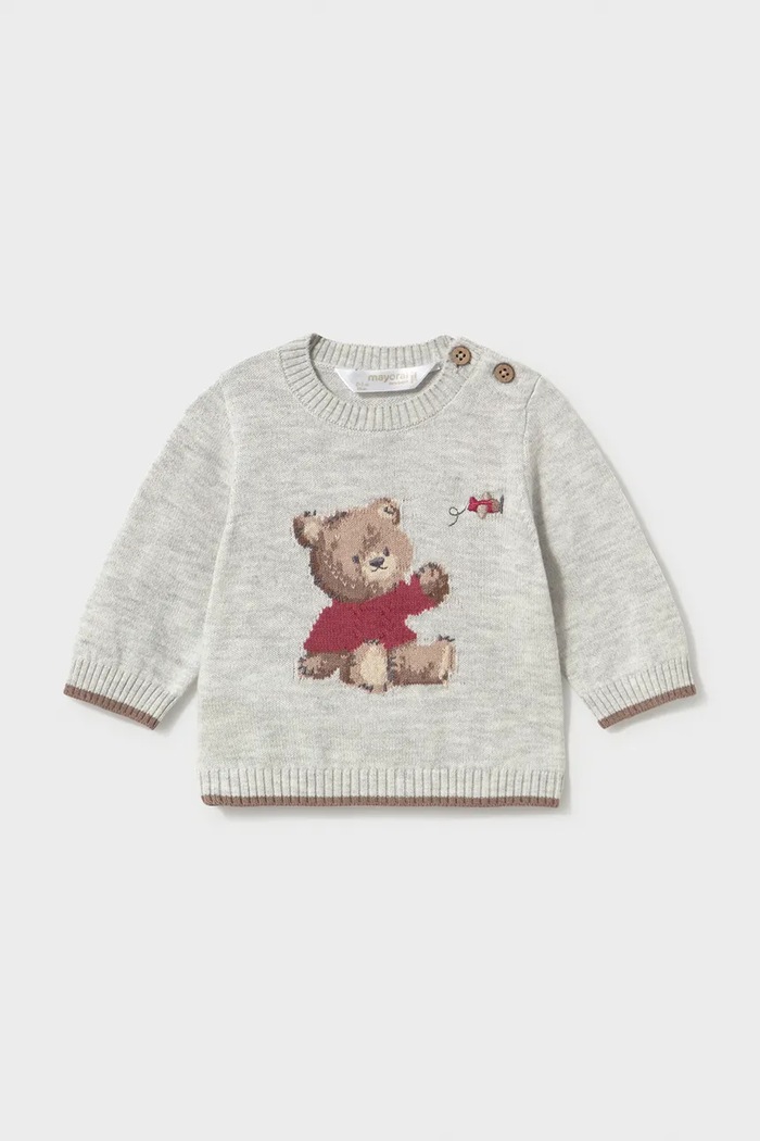 Mayoral Newborn светр для немовлят з додаванням вовни сірий 2369.1N.Newborn.9BY2