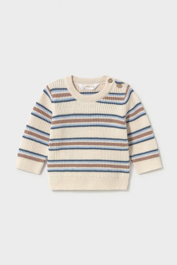 Mayoral Newborn maglione per neonati con cotone beige 2305.1Q.Newborn.9BY2