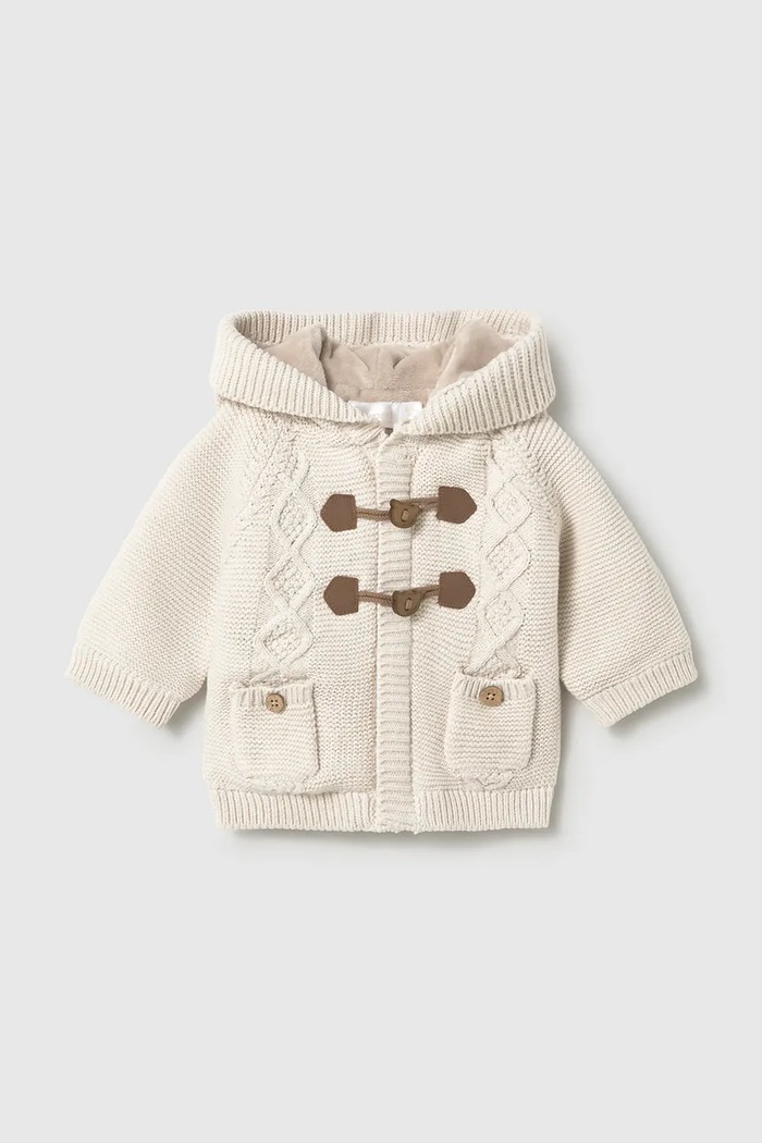 Mayoral Newborn cardigan per bambini con cotone bianco 2303.1H.Newborn.9BY2