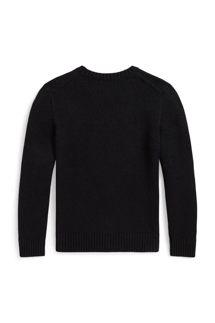 Polo Ralph Lauren Sweter dziecięcy bawełniany 323B29194001 czarny AW26