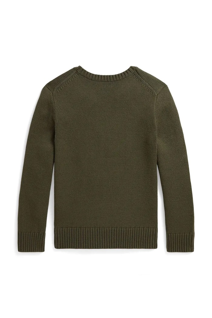 Dečki Polo Ralph Lauren pulover otroški bombažen 323B26124001 zelena