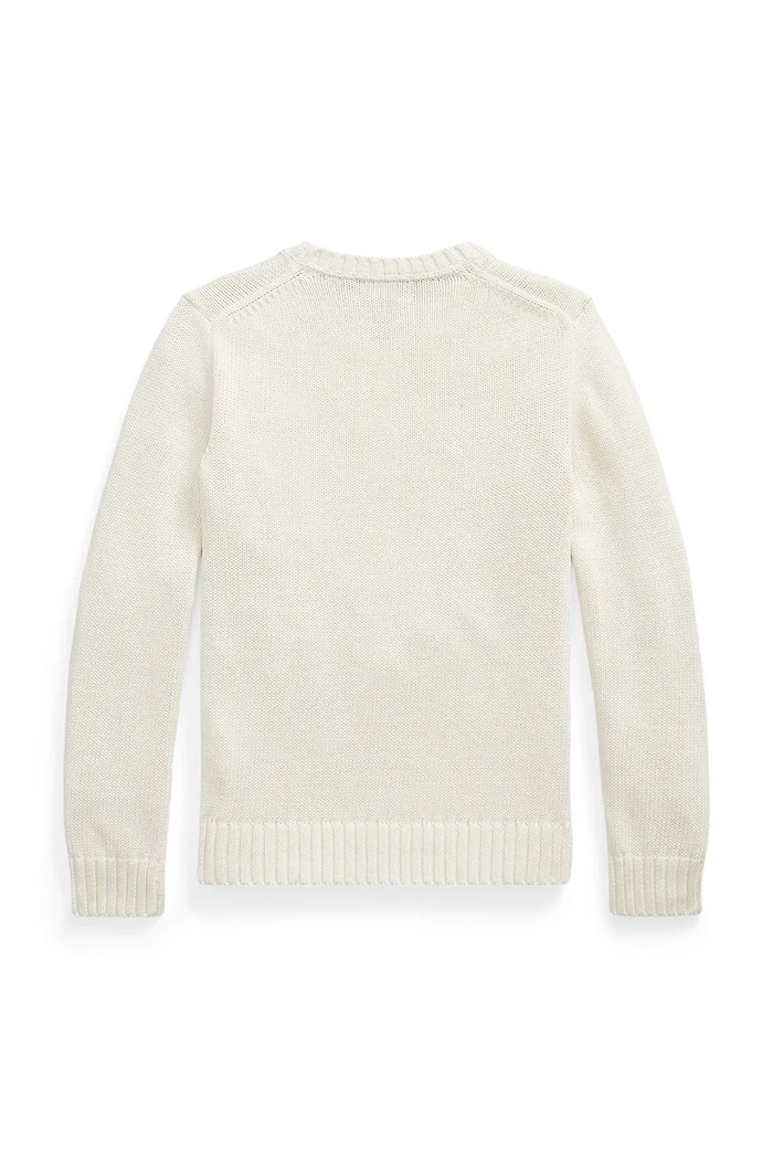 Polo Ralph Lauren sveter detský bavlnený 323970429500 béžová AW26