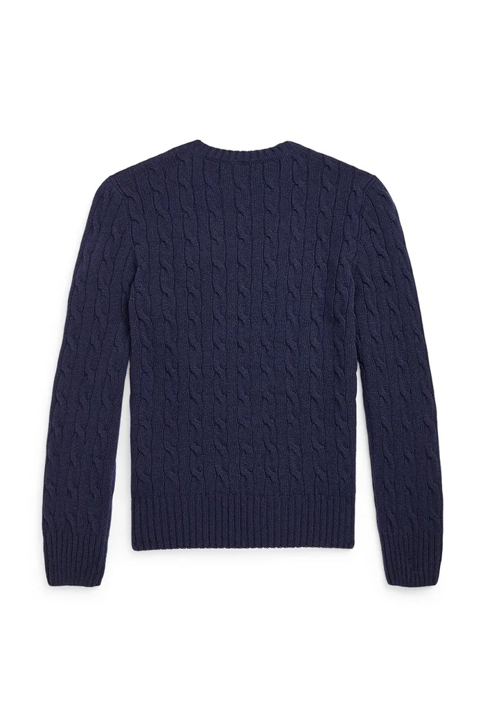 Polo Ralph Lauren sveter detský vlnený 323877728001 tmavomodrá AW26