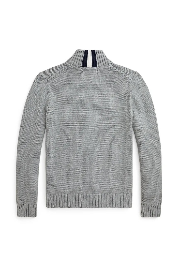 Dječaci Polo Ralph Lauren Pulover za djecu od pamuka 323799411026 siva