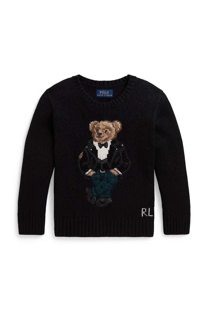 Polo Ralph Lauren Sweter dziecięcy czarny 322B29194001