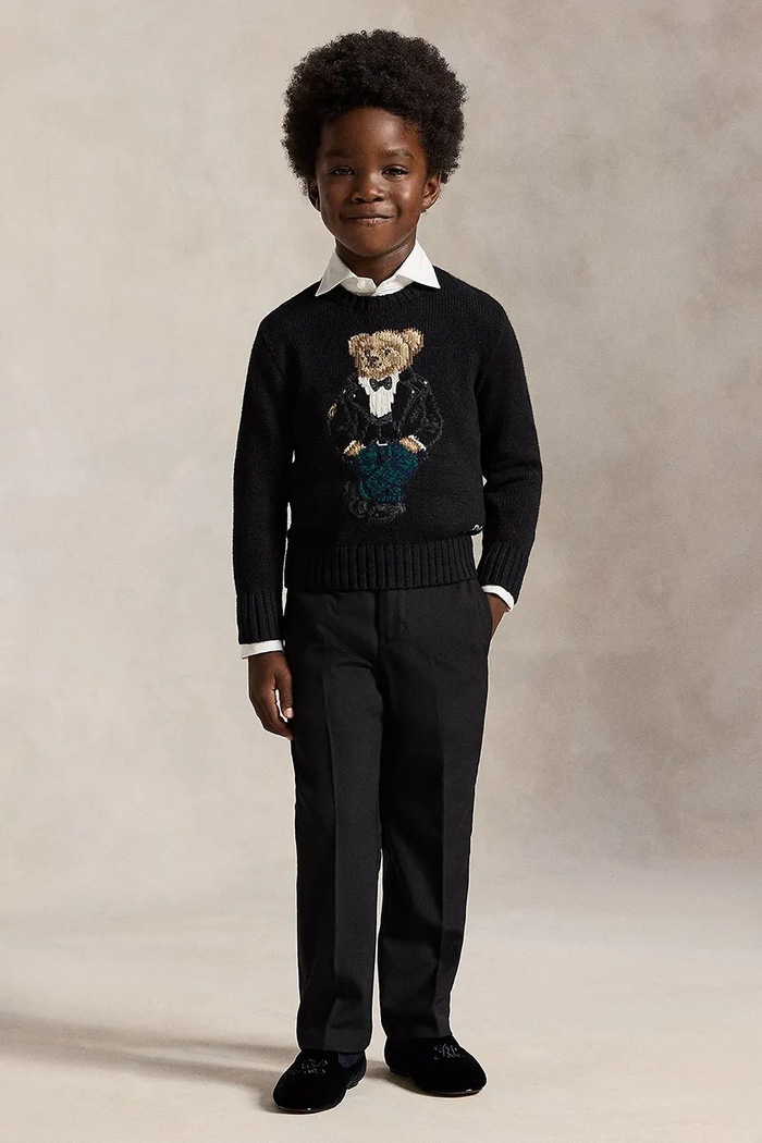 Polo Ralph Lauren Sweter dziecięcy 322B29194001 czarny AW26