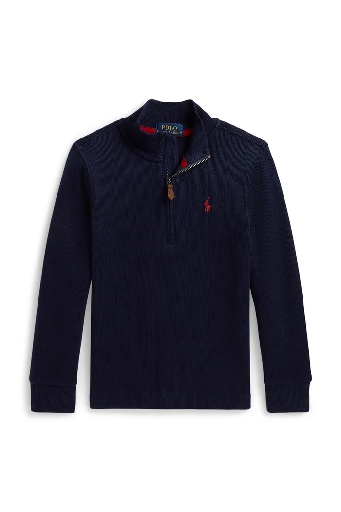 Polo Ralph Lauren Pulover za djecu od pamuka mornarsko plava 322B28079005
