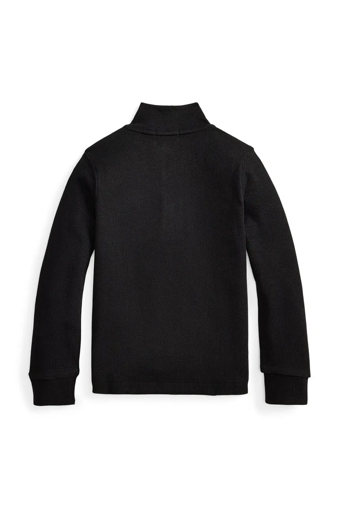 Polo Ralph Lauren Pulover za djecu od pamuka 322B28079002 crna AW26