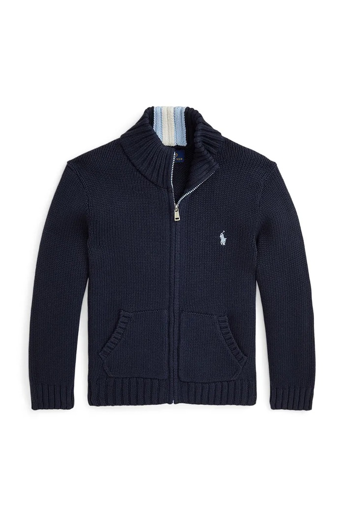 Polo Ralph Lauren Pulover za djecu od pamuka crna 322799411025