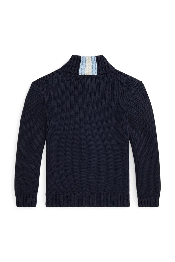 Polo Ralph Lauren Pulover za djecu od pamuka 322799411025 crna AW26