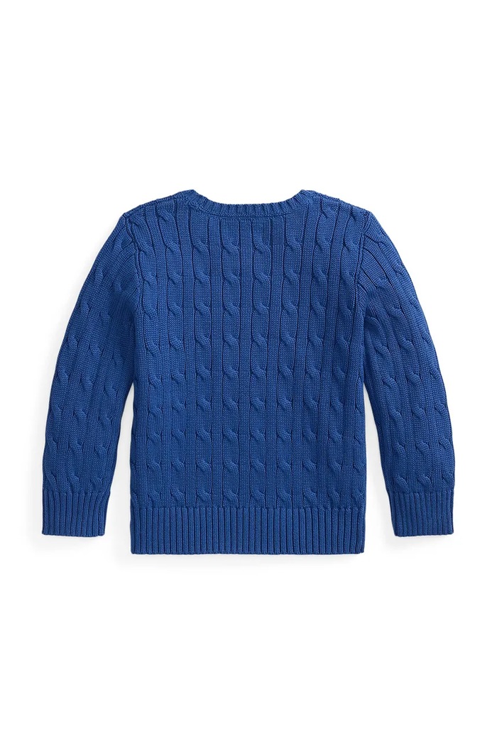 Polo Ralph Lauren pulover otroški bombažen 322702674520 modra AW26