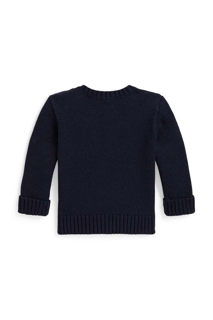 Polo Ralph Lauren Pulover pentru copii din bumbac 320B28343001 bleumarin AW26