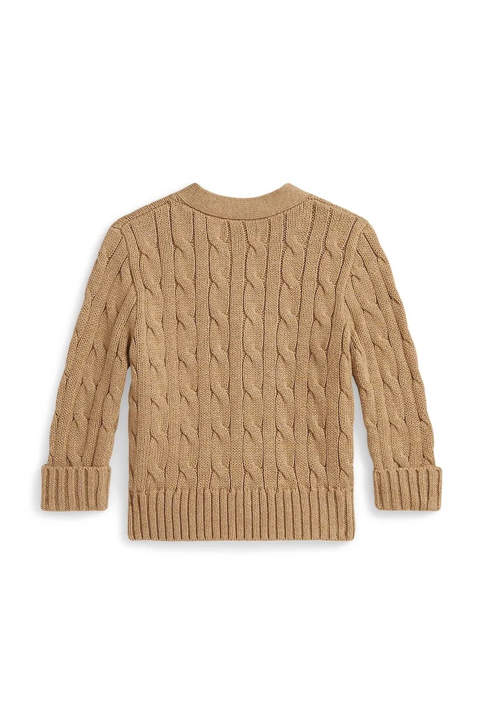 Polo Ralph Lauren Кардиган для детей из хлопка 320925717014 коричневый AW26