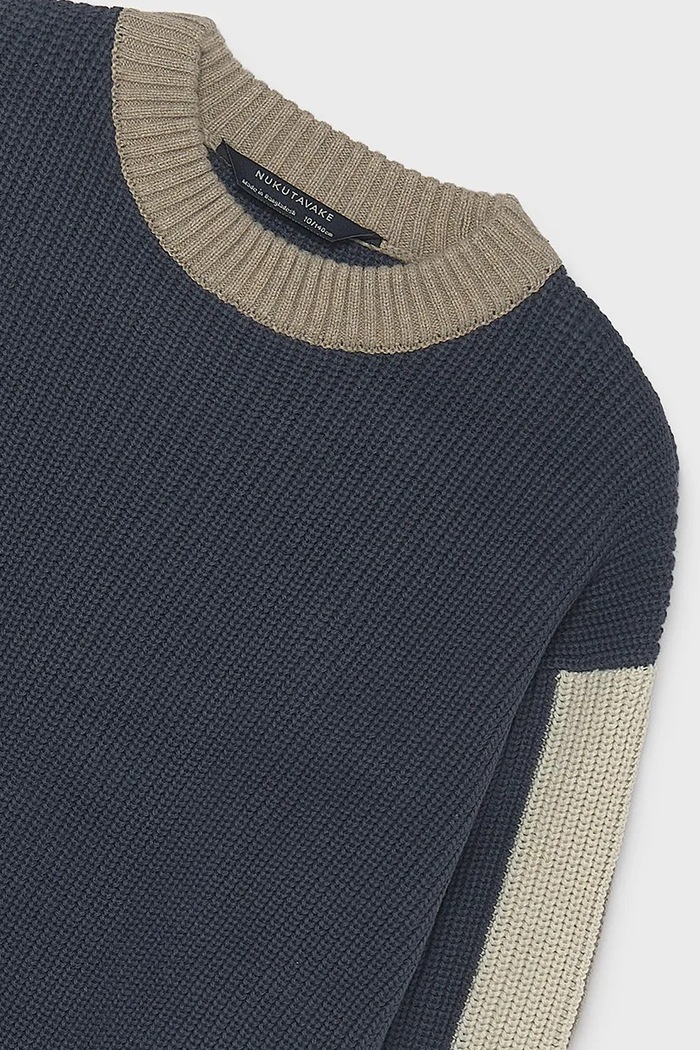 Mayoral maglione per bambini in cotone blu navy 7328.7A.Junior.9BY2