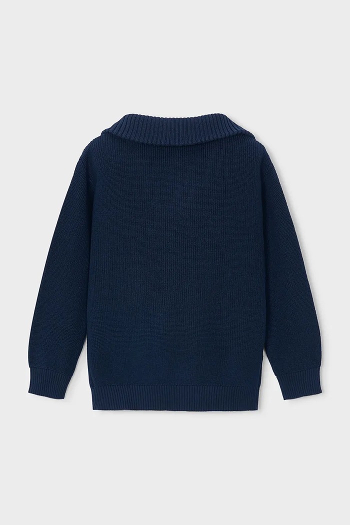 Mayoral Sweter dziecięcy bawełniany 4307.5G.Mini.9BY2 granatowy AW26