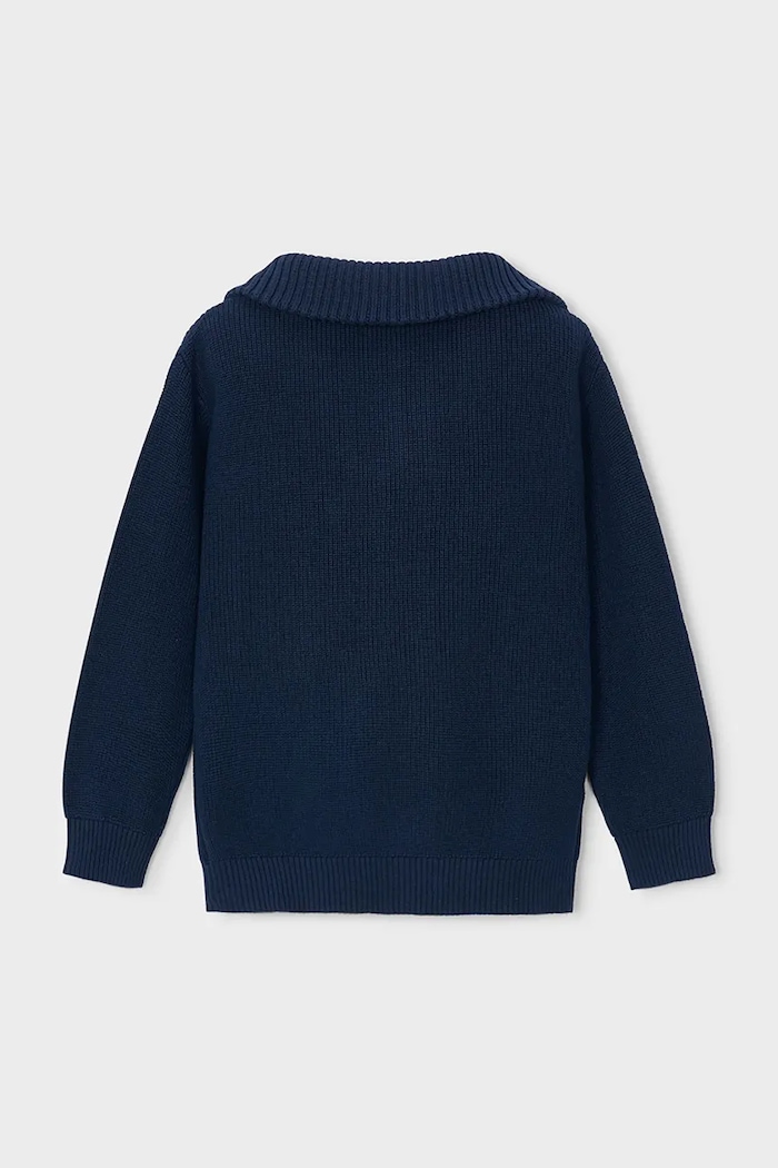 Mayoral Sweter dziecięcy bawełniany 4307.5G.Mini.9BY2 granatowy AW26