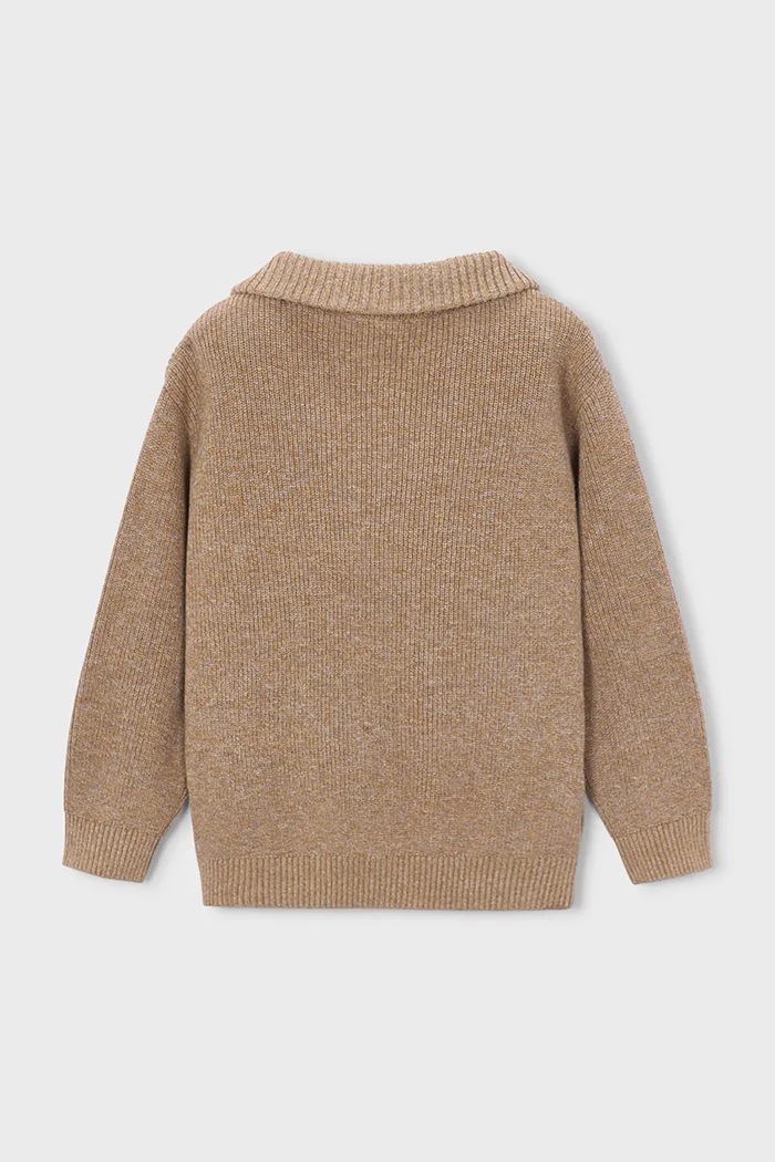 Mayoral maglione per bambini in cotone 4307.5G.Mini.9BY2 marrone AW26