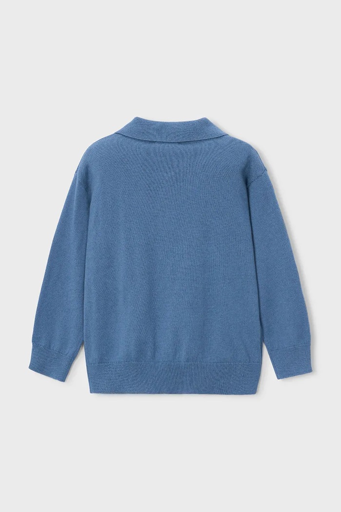 Mayoral svetr dětský s příměsí vlny 4101.5B.Mini.9BY2 modrá AW26