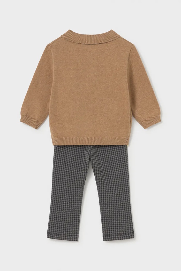 Mayoral komplet za djecu s dodatkom vune 2552.3F.Baby.9BY2 smeđa AW26