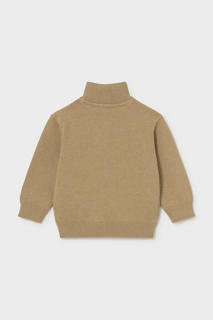 Mayoral кардиган дитячий бавовняний 2381.3F.Baby.9BY2 коричневий AW26