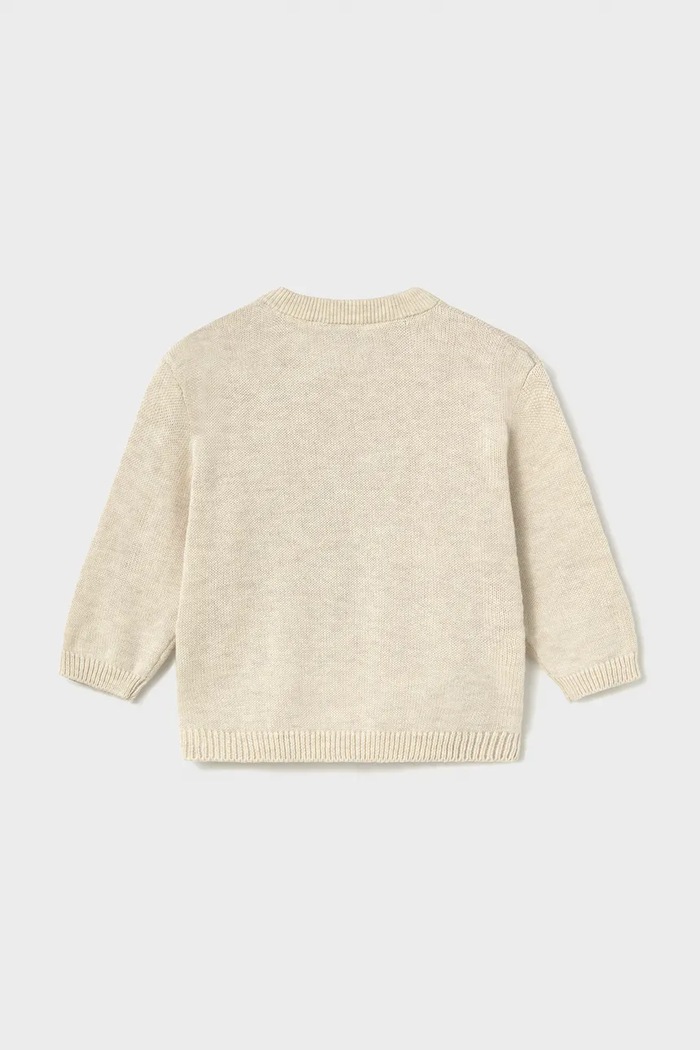 Mayoral pulover za djecu s dodatkom vune 2377.3F.Baby.9BY2 bež AW26